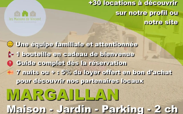 Margaillan - très belle maison avec parking, jardin et clim