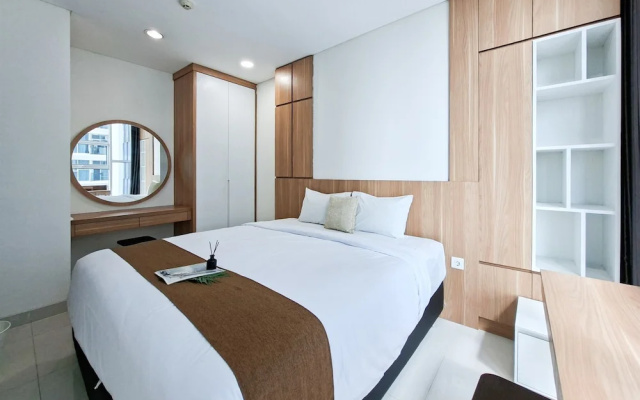 Wooden Touch 1Br At Brooklyn Alam Sutera Apartment – Guest Rooms – South Tangerang