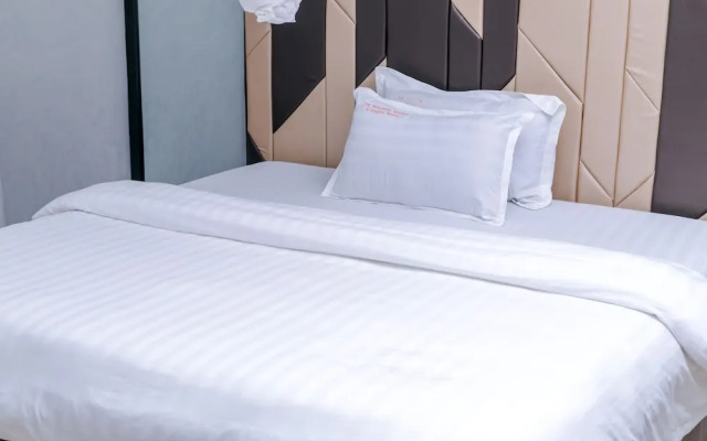 Beautiful woman hotel