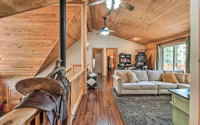 Family Game Room: Spacious Overgaard Cabin