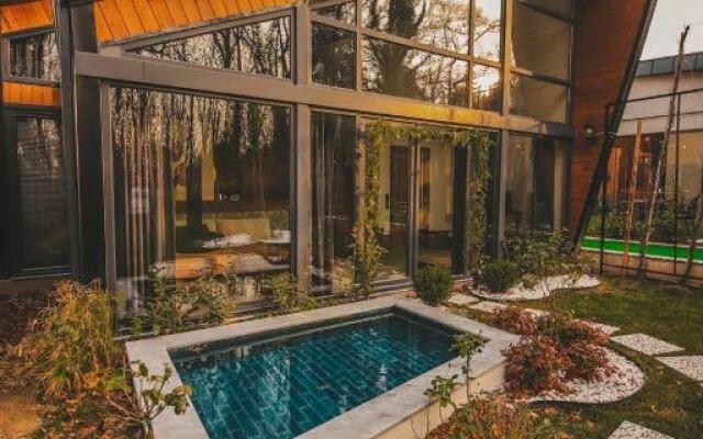 Sleek Villa With Backyard and Sapanca Lake View