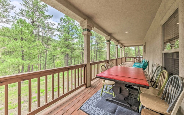 Spacious Ruidoso Retreat on 6 Gated Acres!