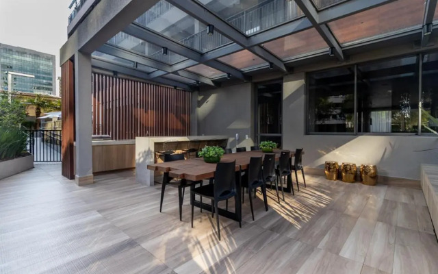 Studio de luxo mobiliado em Moema