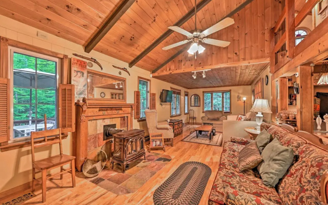 Beautiful Jay Peak Home Near Creek & Waterfalls!
