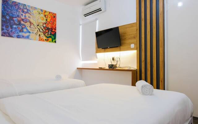 Studio Apartment with Twin Bed at Aeropolis Residence