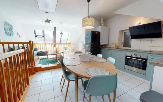 Duplex des Dominicains - 1 Parking GRATUIT - Hypercentre 6 personnes