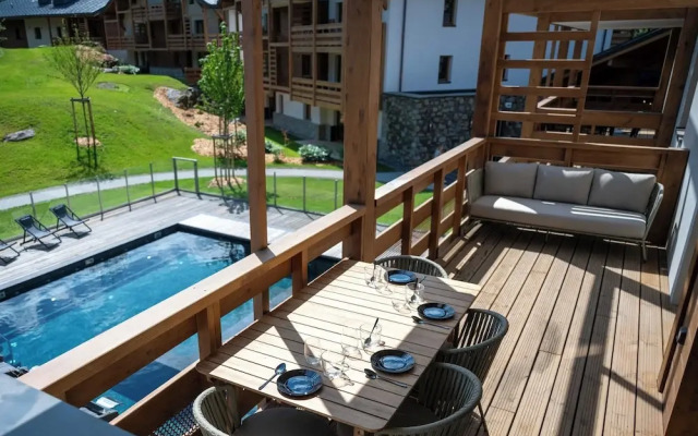 Exclusive apt With Terrace and View 2bd/5p -megeve