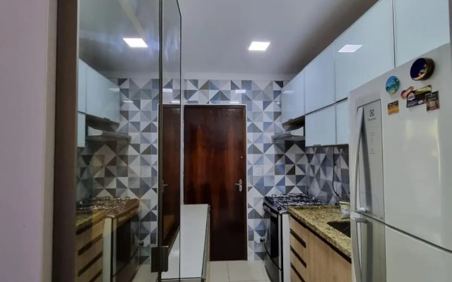 Apartamento encantador com 50 m da praia Pereque-açú