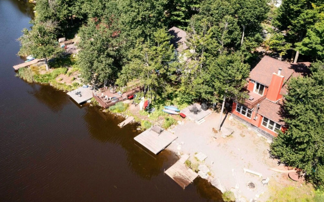 Lakefront Retreat w/ Dock & Yard in Tobyhanna!