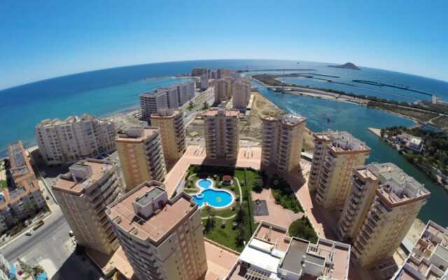 Apartment With one Bedroom in San Javier, With Wonderful sea View, Shared Pool, Enclosed Garden - Near the Beach