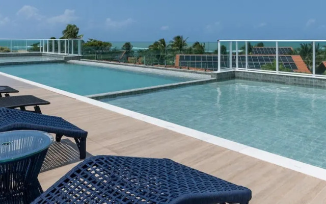 Flat moderno Praia de Serrambi BFS312