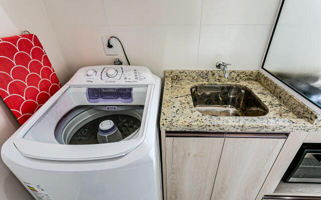 Lindo apto c/ sacada 850m da praia Ingleses RSY204