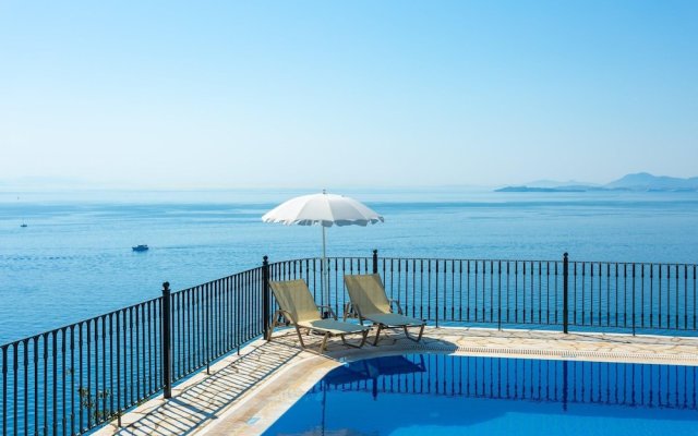 Villa Elpida Private Pool Walk to Beach Sea Views A C Wifi Car Not Required - 2423