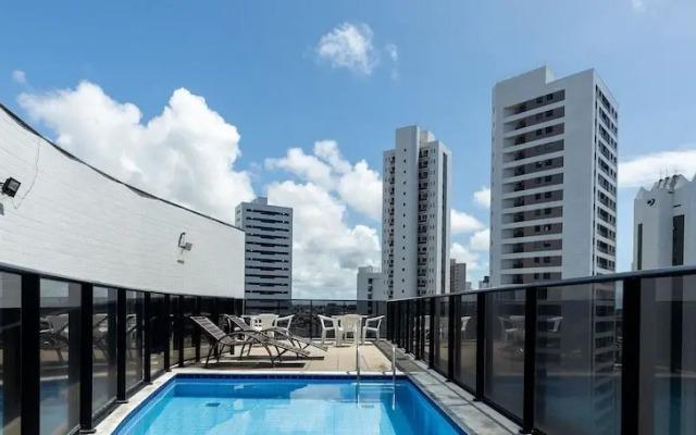 Flat 206 no Parque da Jaqueira-SH032