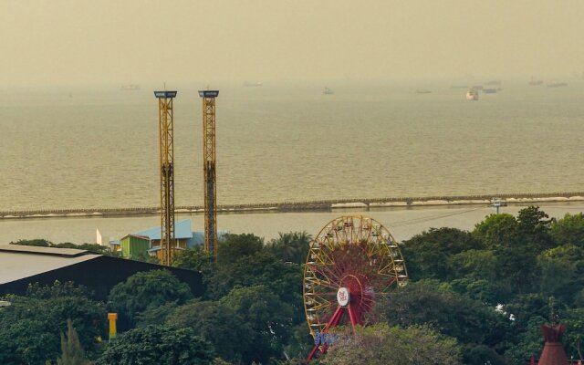 2BR Apartment Seaview with Workspace at Mediterania Marina Ancol