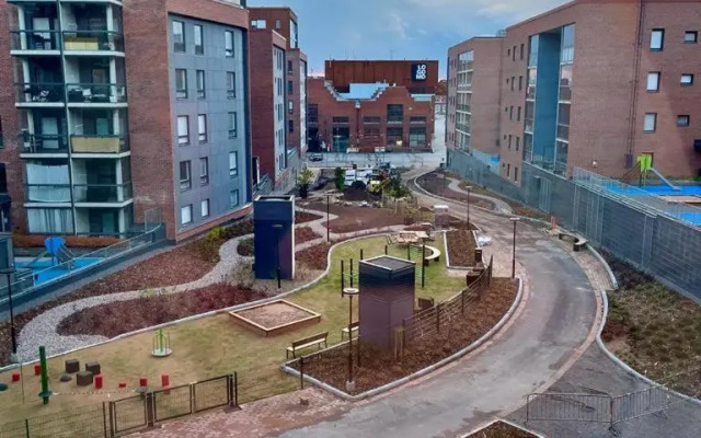 Juuri valmistunut kaksio upealla Logomon alueella.