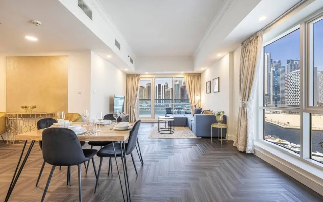Stylish 1br - Extra Bed With Burj Khalifa View
