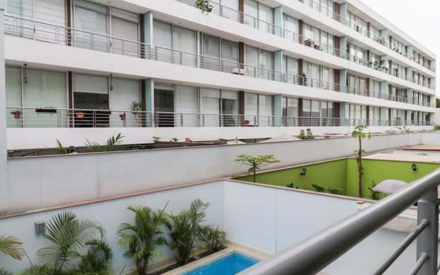 w Art Deco 1BR With Pool View in Barranco