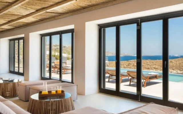 Luxury Key Mykonos 6 Bed Villa On The Rocks Aleomandra