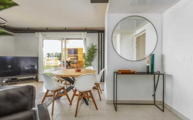 Monaco view, pool, garage, 100 m2 terrace