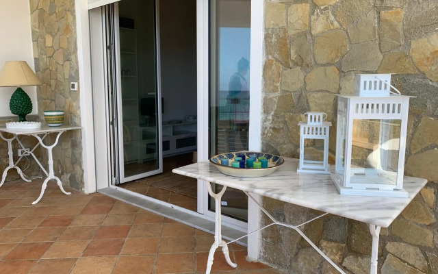 Sfondo Blu Villa sul mare