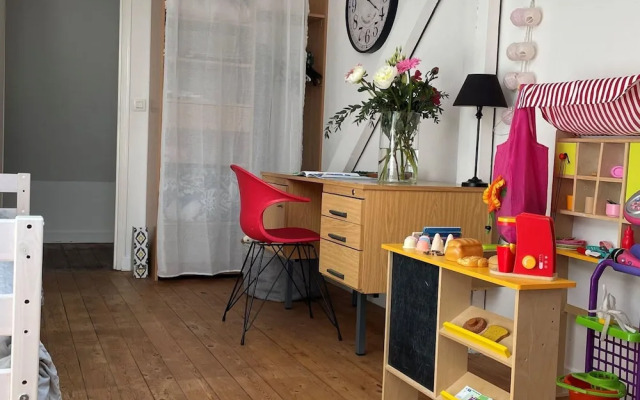 Unusual Duplex With Garden