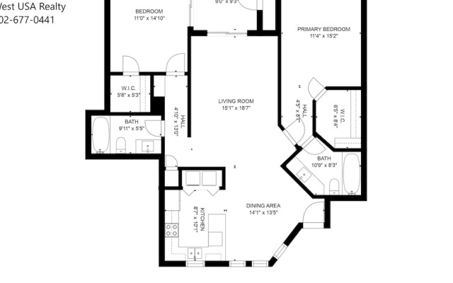 Beautiful Newly Remodeled 2-bdrm Biltmore Condo!