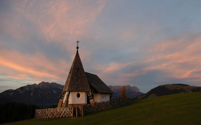 Wooden Chalet in Itter With Sauna