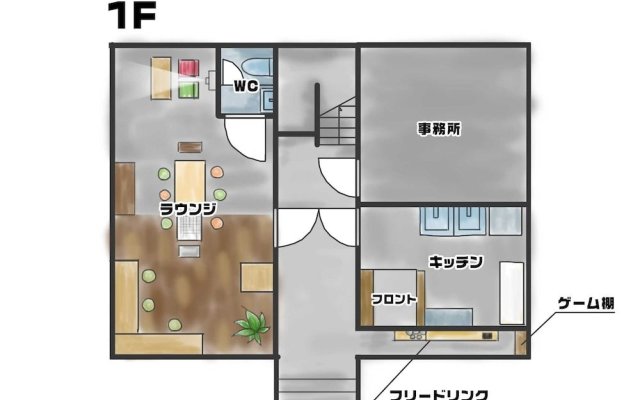 WE HOME HOTEL＆KITCHEN Ichikawa Funabashi - Hostel