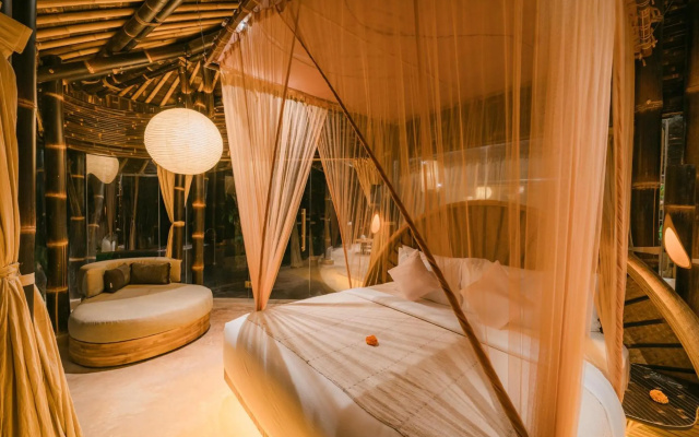 Hideout Eco Bamboo House Bali – Guest Rooms – Selat