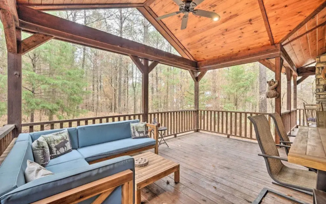 Expansive Broken Bow Cabin w/ Hot Tub & Playset!