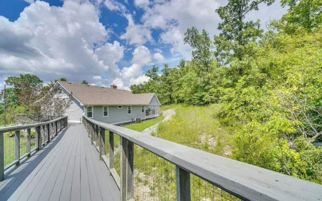 River-view Somerset Home: Large Deck, Fire Pit!