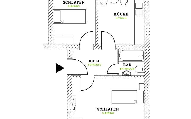 Glück Auf Appartements Schederhofstrasse, Essen