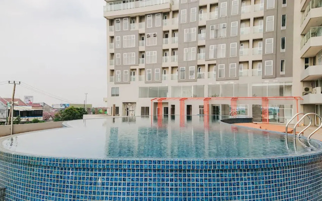 Unique Studio With Folded Bed Amazana Serpong Apartment