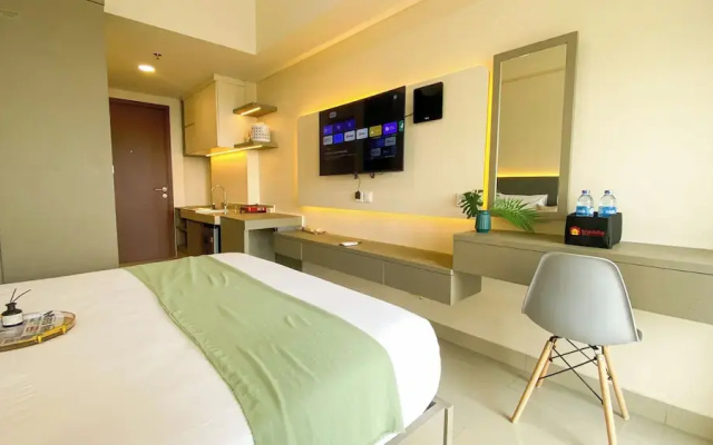 Comfortable And Homey Studio Room Parkland Avenue Apartment