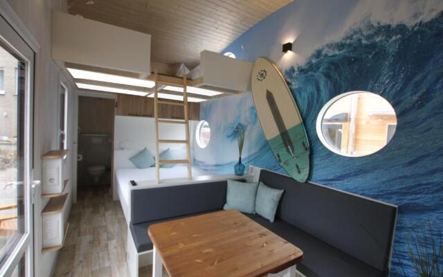 Tiny Wave Tiny House auf dem Campingplatz Strandgut