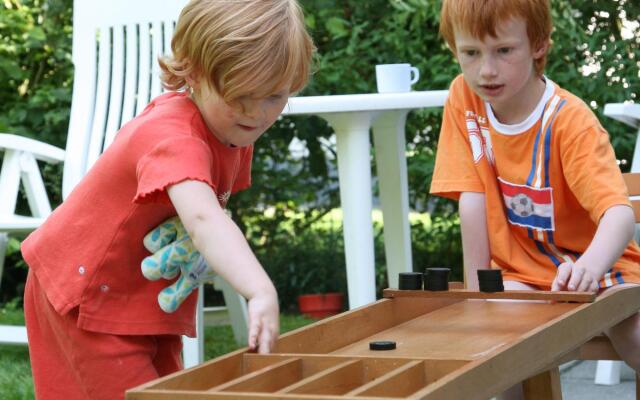 Nice holiday home with fireplace near the Drents-Friese Wold