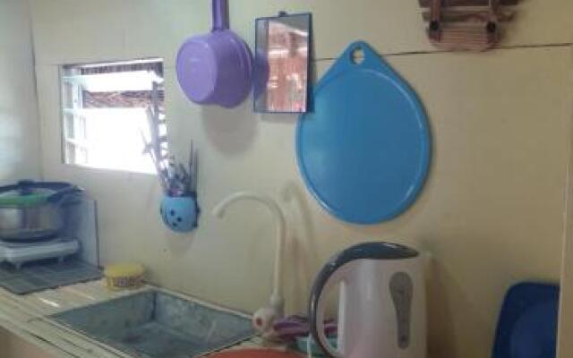 Bamboo village on the beach