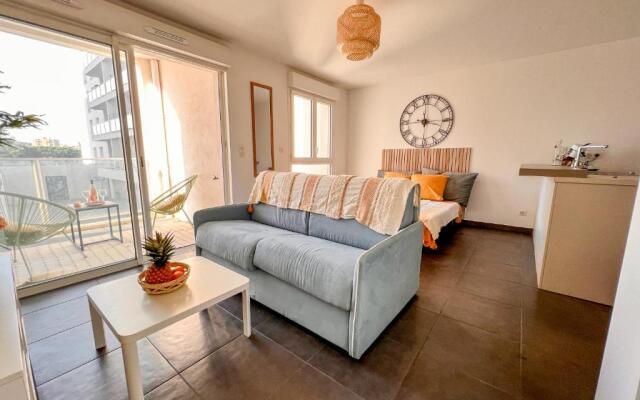 GINA - Lumineux, balcon, wifi, clim - Ajaccio
