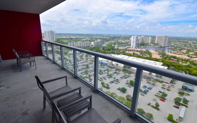 Bay, Ocean & Skyline View 2 Bed 2 Bath Residence @ Beachwalk Resort