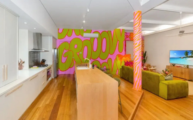 Fun and Cheeky 70s Styled City Apartment