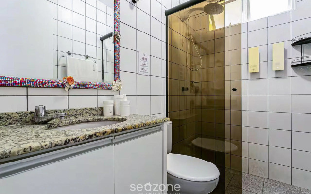 Apto a 50 metros do mar em Canasvieiras CBE105