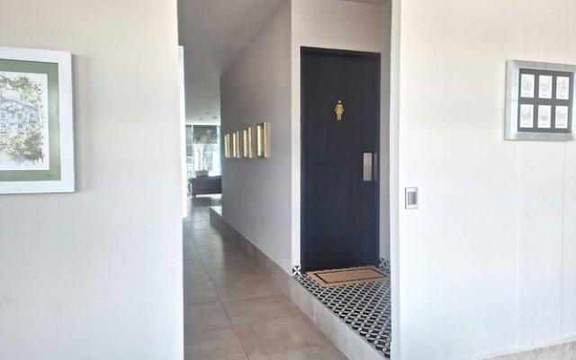 Bed in mixed room near Coyoacan