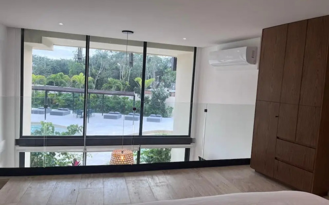 Modern apartment in Tulum trendy zone