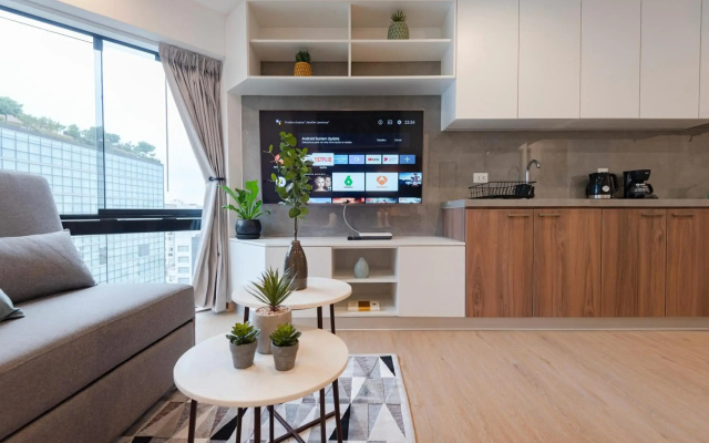 ALU Apartments - Miraflores f/Doubletree Hilton c/AC Wifi+60M