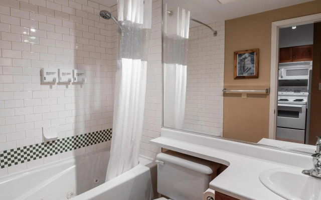 Alpenglow Lodge Studio Separate Living Area by MVA