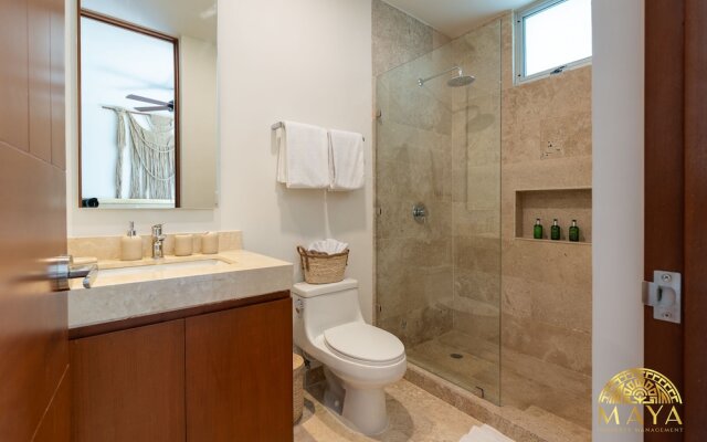 NHOA 207C Lux 1BR Condo Pool View at Aldea Zama