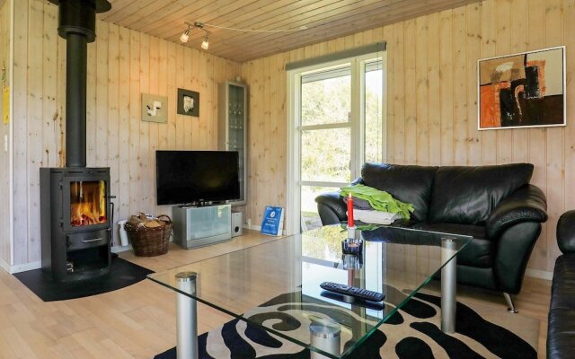 Modern Cabin in Logstor With Fireplace