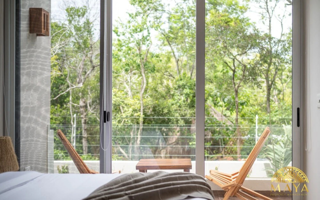 NHOA 208A Lux 2BR Condo Jungle View in Aldea Zama
