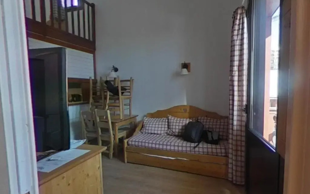 Tignes rond point des pistes vue panoramique au soleil